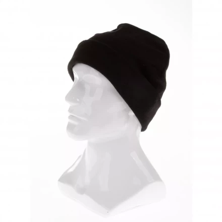 Шапка с отворотом из флиса для взрослых размер 58-59 черная Россия Сибртех 68832 купить в Перми