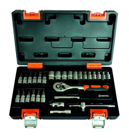 Набор инструментов Вихрь 1/4&quot; 29 предм кейс купить в Перми
