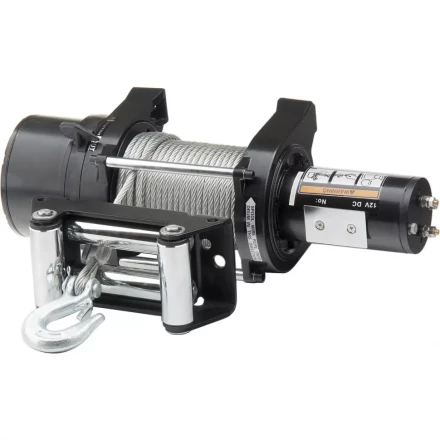 Лебедка автомобильная электрическая LB- 4000, 4,5 т, 3,7 кВт, 12 В  DENZEL 52026 купить в Перми