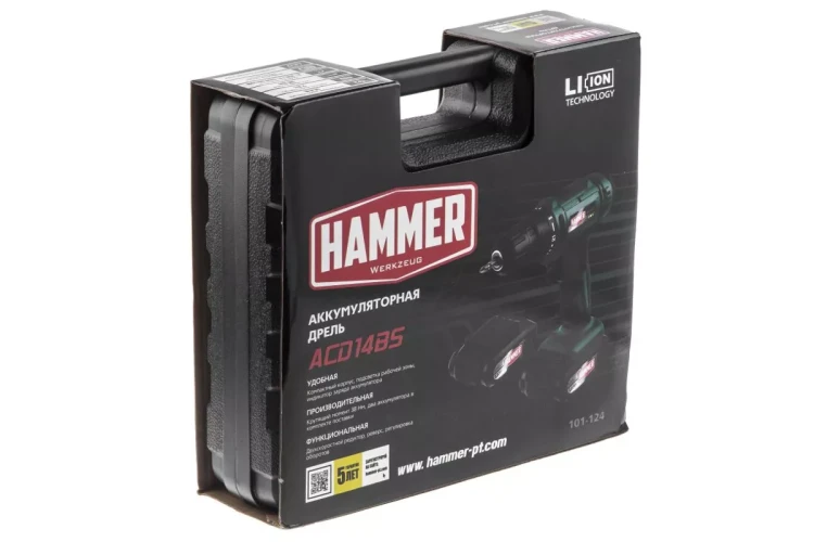 Дрель аккумуляторная HAMMER ACD14BS купить в Перми