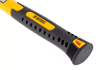 Киянка резиновая, 16 oz, черная резина, фибергласовая рукоятка// Denzel 7711185 купить в Перми