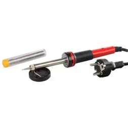 Паяльник MATRIX 60W (220В) класса защиты 1 с индикатором напряжения и медным острым наконечником с защитным покрытием 913046