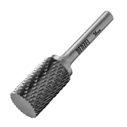 Борфреза по металлу твердосплавная Denzel 72013, цилиндрическая, тип-А, 16 мм