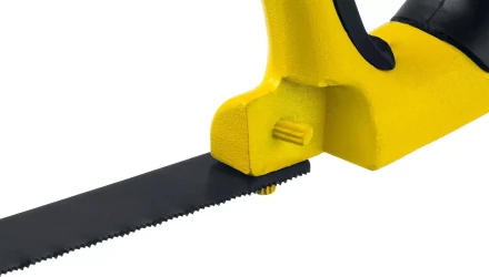 Ножовка по металлу STAYER MS350-BLACK-Max, металлическая обрезиненная рукоятка, натяжение 70 кг, 300 мм 15775 купить в Перми