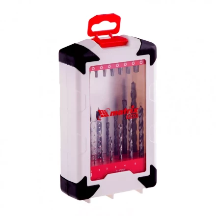 Набор сверл комбинированный сверла по металлу 1-6 мм бетону 4-8 мм дереву 3-6 мм биты 16 шт адаптер 32 предмета Pro Matrix 725632 купить в Перми