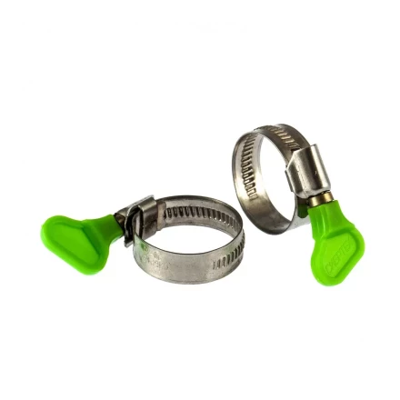 Хомуты металлические червячные 20-35 мм ширина 12 мм W4 с ключом 2 шт Сибртех 476523 купить в Перми