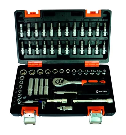 Набор инструментов Вихрь 1/4&quot; 57 предм кейс купить в Перми