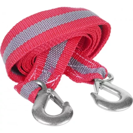 Трос буксировочный ЗУБР &quot;МАСТЕР&quot;, 2 крюка, сумка, 4м, 3,5т 61210-3.5 купить в Перми