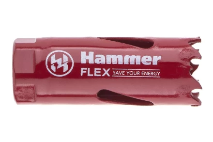 Коронка биметаллическая HAMMER Ф20х38мм 1/2&quot; BiMETALL (224-002) купить в Перми