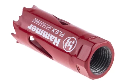 Коронка биметаллическая HAMMER Ф20х38мм 1/2&quot; BiMETALL (224-002) купить в Перми