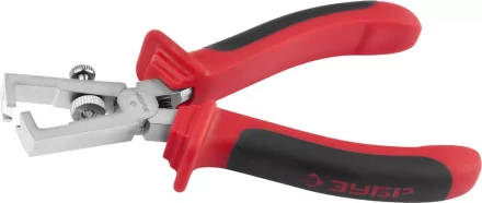 Плоскогубцы ЗУБР &quot;МАСТЕР&quot; для зачистки проводов, хромированные, d до 5мм, площадь поперечного сечения кабеля до 10мм2, 180мм 22025-9-18 купить в Перми