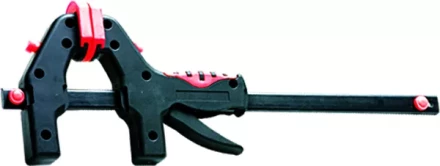 Струбцина универсальная F-образная, 760 х 1065 х 90 мм, пластмассовый корпус MATRIX 20547 купить в Перми