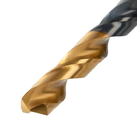 Набор сверл по металлу, 1-10 мм, HSS-Tin, Golden Tip, 10 шт Denzel 72316 купить в Перми