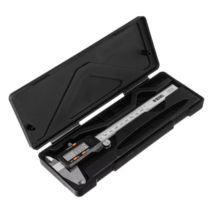 Штангенциркуль Denzel 31613, 150 мм, электронный, с глубиномером купить в Перми