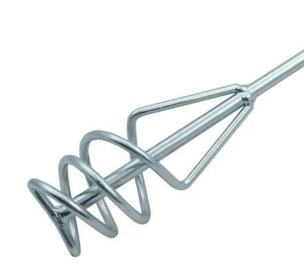 Миксер для песчано-гравийных смесей Denzel, 60 х 400 мм, оцинкованный, хвостовик SDS Plus 848257 купить в Перми