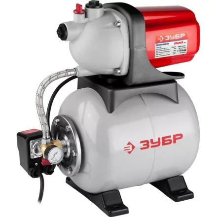 Станция насосная ЗУБР, пропускная способность 55л/мин, 800Вт ЗНАС-800 купить в Перми