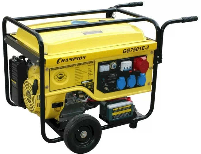 Генератор бензиновый CHAMPION GG7501E купить в Перми