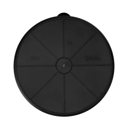 Ведро строительное пластмассовое Сибртех 81480, 20 л, высокопрочное с носиком купить в Перми