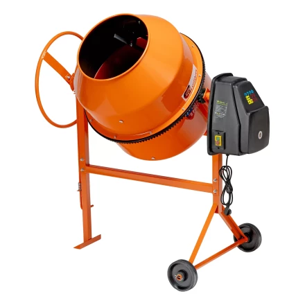 Бетоносмеситель Сибртех БСН-220П 95521, мощность 1000 Вт, полиамидный венец купить в Перми