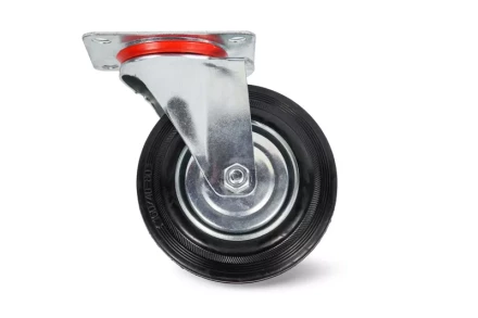 Колесо поворотное резина SC 80 200 мм (F) 1001771 купить в Перми