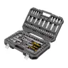 Набор инструментов Denzel 15814, 1/2", 1/4", CrV, S2, пластиковый кейс, 109 предметов купить в Перми