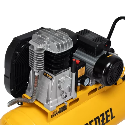 Компрессор воздушный рем. привод Denzel BCI 2200/100, 2,2 кВт, 100 литров, 420 л/мин купить в Перми