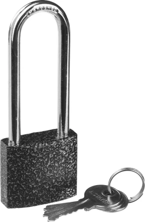 Замок STAYER &quot;STANDARD&quot; навесной, металлический корпус, удлиненная закаленная дужка, 38мм 37160-38-1 купить в Перми