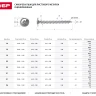 Саморезы ЗУБР с прессшайбой по листовому металлу до 0,9 мм, PH2, 4,2х32 мм, 25шт 300196-42-032 купить в Перми