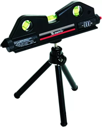 Уровень лазерный 170 мм 150 мм штатив 3 глазка  MATRIX 35020 купить в Перми