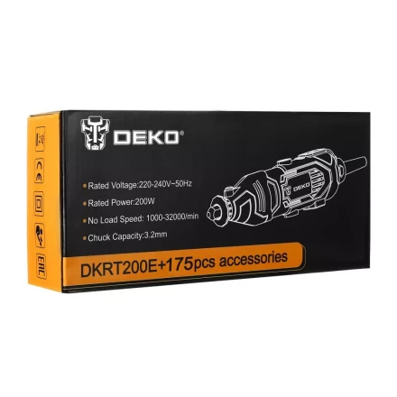 Гравер электрический DEKO DKRT200E DEKO 175 tools, 063-1416 купить в Перми
