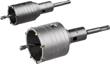 ЗУБР d 50, 68 мм, Alu кейс, набор коронок по бетону с оснасткой, Профессионал (29185-H2-1) купить в Перми