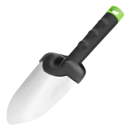 Совок посадочный широкий, 90х275 мм, стальной, полипропиленовая рукоятка, BASE// Palisad 62066 купить в Перми