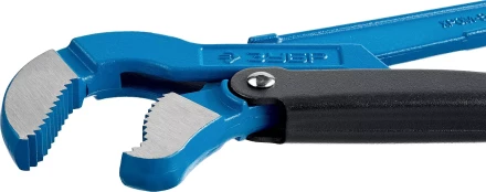 Ключ трубный рычажный ЗУБР &quot;ПРОФЕССИОНАЛ&quot;, тип &quot;S&quot;, изогнутые губки для труднодоступ мест, цельнокованный, Сr-V, № 2, 1,5&quot; 27336-2_z01 купить в Перми