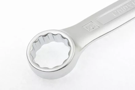 Ключ комбинированный 24 мм CrV холодный штамп GROSS 15142 купить в Перми