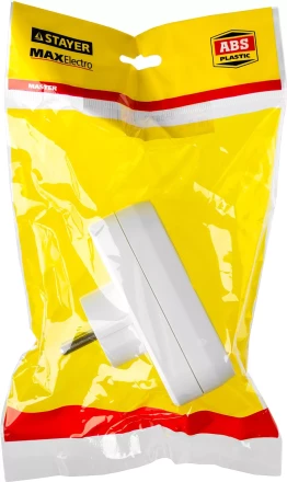 Разветвитель электрический MAXElectro, STAYER 55087-2, 2 гнезда, 10А/220В 55087-2 купить в Перми