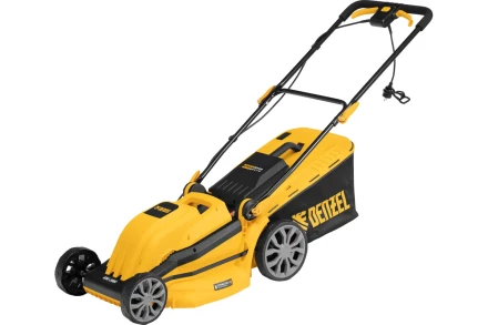 Газонокосилка электрическая GMC-2000, шир. 44см, 2000 Вт, 6 уров., травосб. 45 л// Denzel купить в Перми