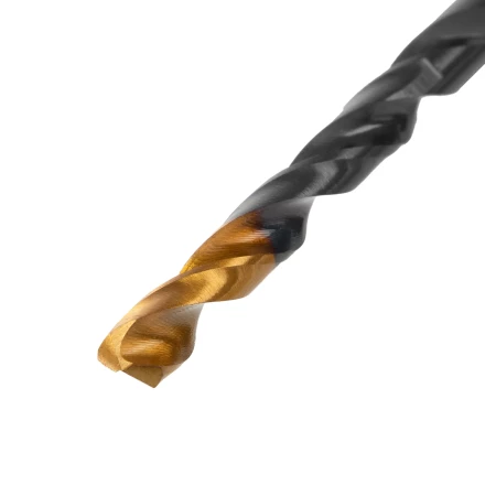 Набор сверл по металлу, 1,5-6,5 мм, HSS-Tin, Golden Tip, 13 шт Denzel 72318 купить в Перми