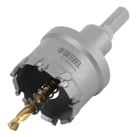 Коронка по металлу твердосплавная, 44 мм Denzel 724014 купить в Перми