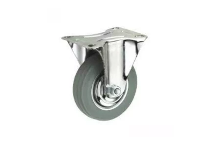 Колесо неповоротное серая резина FC 54 f 125 мм 1027208 купить в Перми