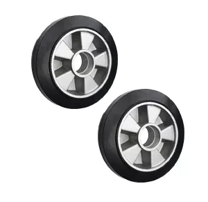 Колесо резиновое 180х50 мм без подшипника для тележек гидравлических BF/BF-III/DF-III/RHP/AC/DF/CW2 1000300 купить в Перми