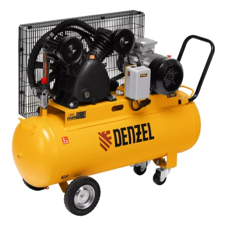 Компрессор воздушный рем. привод Denzel BCV 4000-T/100, 4,0 кВт, 100 литров, 690 л/мин купить в Перми