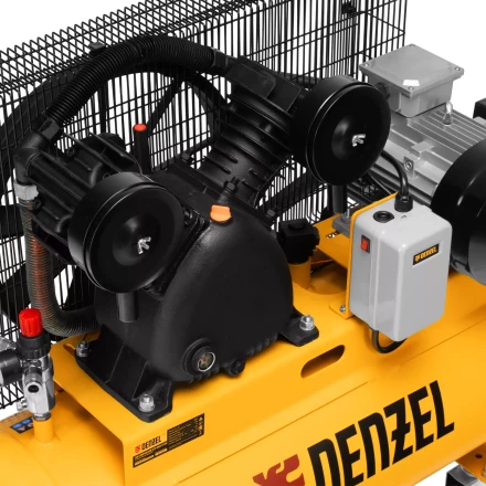 Компрессор воздушный рем. привод Denzel BCV 4000-T/100, 4,0 кВт, 100 литров, 690 л/мин купить в Перми