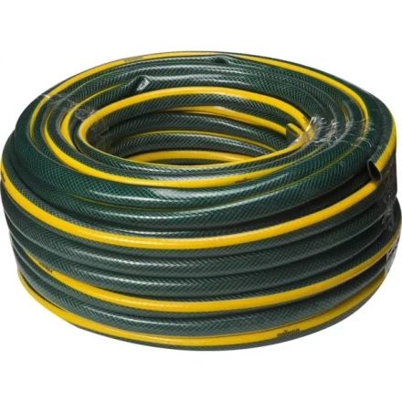 Шланг GRINDA &quot;STANDARD&quot; поливочный, 15 атм., армированный, 3-х слойный, 3/4&quot;х50м 429000-3/4-50 купить в Перми