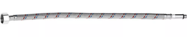 Подводка гибкая STAYER для воды, к смесителям, оплетка из нержавеющей стали, удлиненная, г/ш 1/2"-0,4м 51017-040 купить в Перми