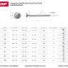 Саморезы ЗУБР с прессшайбой по листовому металлу до 0,9мм, PH2, 4,2х51мм, ТФ7, 30шт 4-300197-42-051 купить в Перми