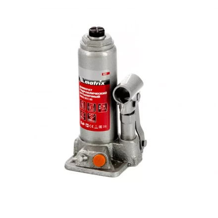 Домкрат гидравлический бутылочный 2 т Matrix 50761 купить в Перми