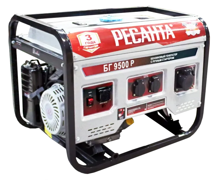 Бензогенератор  Ресанта БГ 9500 Р купить в Перми