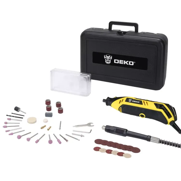 Гравер электрический DEKO DKRT200E DEKO 43 tools + case, 063-1411 купить в Перми