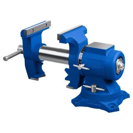 ЗУБР ЭКСПЕРТ-3D, 150 мм, многофункциональные слесарные тиски (32712-150) купить в Перми