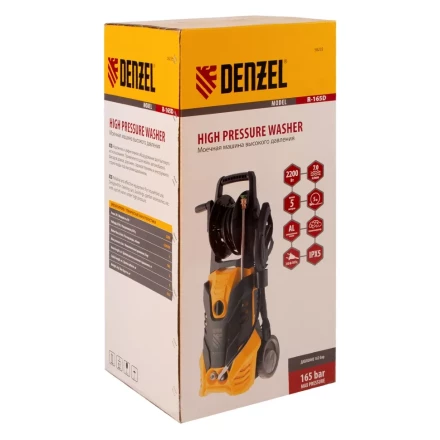Минимойка-мойка высокого давления DENZEL R-165D с барабаном 58235 купить в Перми